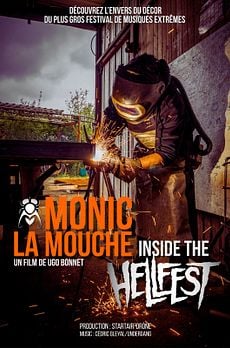 Monic La Mouche inside The Hellfest