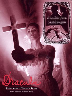 poster de Dracula, pages tirées du journal d'une vierge