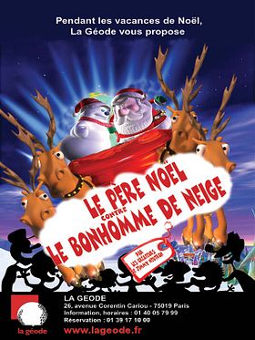 poster de Le Père Noël contre le bonhomme de neige