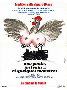 poster de Une Poule, un train et quelques monstres