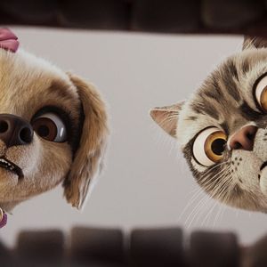 Photo Gracie and Pedro: Pets to the Rescue