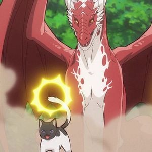 Photo Cats and Dragon