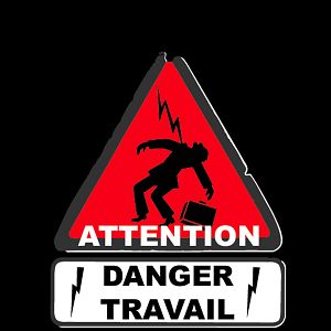 Photo Attention danger travail
