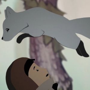 Photo The Girl and the Fox