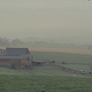 Photo Il a plu sur le grand paysage
