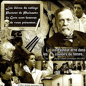 Photo Louis Pasteur erre dans les couloirs du temps