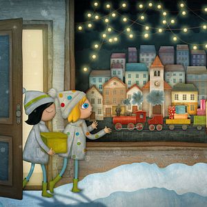 Photo Mimi & Lisa, les lumières de Noël