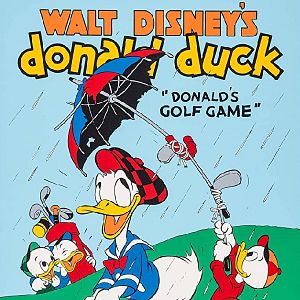 Photo Donald joue au golf