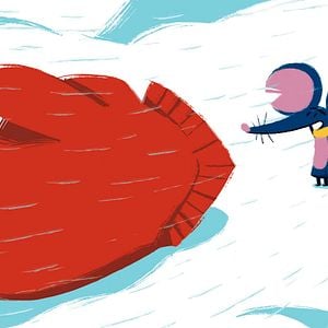 Photo Le Noël de petit lièvre brun