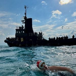 Photo Face à la mer : l’histoire de Trudy Ederle