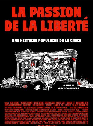 poster du film La passion de la liberté, une histoire populaire de  la Grèce