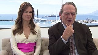 image de Cannes 2014 - Tommy Lee Jones et Hilary Swank présentent "Homesman"