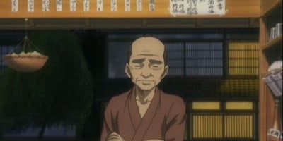 poster de la série Il suffit d'un peu de courage pour entrer dans le stand d'un vendeur de rue