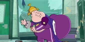 poster de la série Capitaine Superslip et les flatulences frénétiques de Flavio Flagadouille