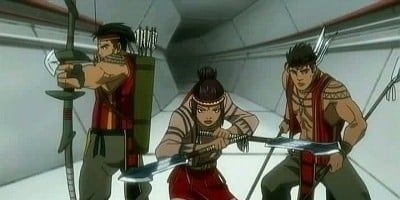 poster de la série L'île de feu