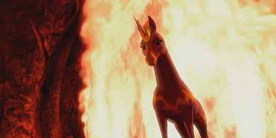 poster de la série La Licorne du feu