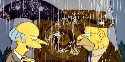 poster de la série Grand-père Simpson et le trésor maudit