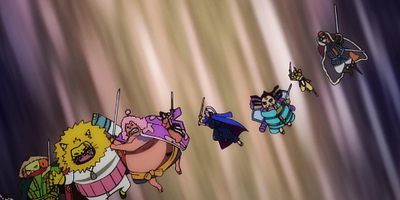 poster de la série Chaos à Onigashima ! Luffy déclare la guerre totale.