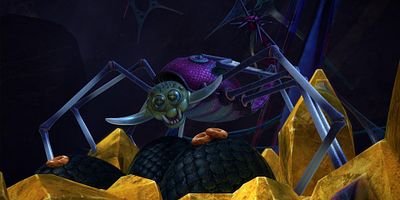 poster de la série Maudite toile