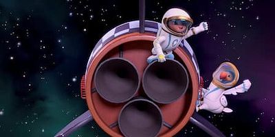 poster de la série Espace pour deux / Bas les masques !