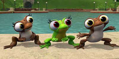 poster de la série Le saut de grenouille