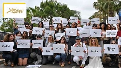image de la news "Les femmes du cinéma pour un appel à la Justice et à la Paix" : des dizaines de militantes rassemblées au Festival de Cannes
