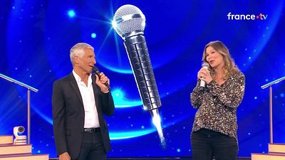 image de la news Exclu. N'oubliez pas les paroles : Virginie proche de Nagui et des musiciens en coulisses ? Elle nous a répondu