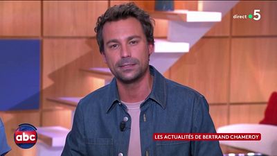 image de la news C à Vous : Bertrand Chameroy a fait son retour en plateau comme si de rien n'était
