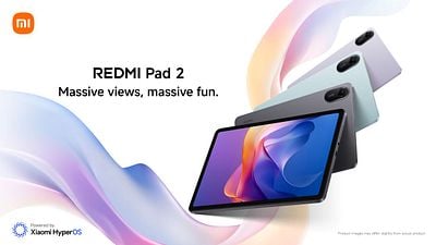 image de la news Xiaomi présente la Redmi Pad 2, une nouvelle tablette abordable et taillée pour le streaming !