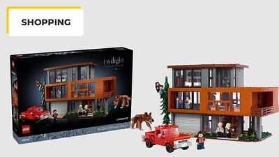 image de la news Twilight en LEGO ? La boîte officielle est disponible avec Bella, Edward (qui fait la tête) et Jacob (habillé) !