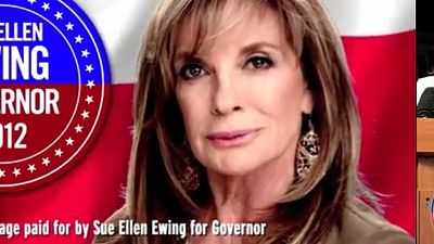 image de la news "Dallas 2012": voici le spot de campagne de Sue Ellen ! [VIDEO]