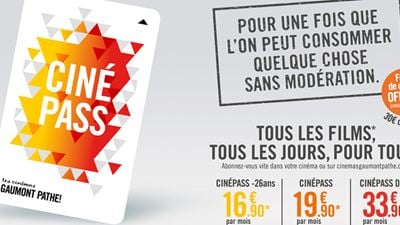 CinéPass, l'abonnement disponible dans tous les cinémas Gaumont Pathé