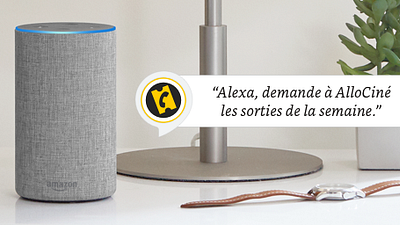 image de la news Retrouvez AlloCiné et votre actu cinéma/séries sur Alexa, le service vocal intelligent d'Amazon
