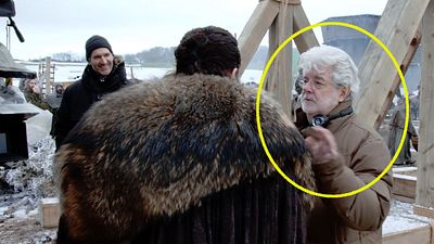 image de la news Game of Thrones saison 8 : George Lucas dirige Kit Harington dans le making of de l'épisode 1 [SPOILERS]