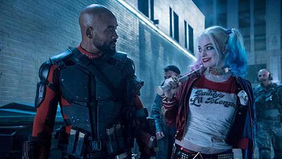 image de la news Suicide Squad : la photo d'un baiser entre Harley Quinn et Deadshot dévoilée