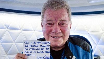 image de la news William Shatner : le capitaine Kirk de Star Trek est allé dans l'espace !