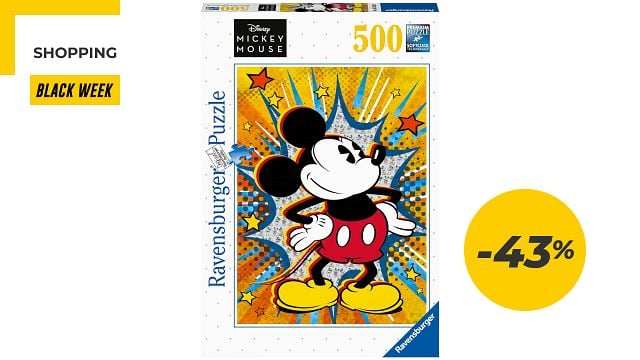 image de la news Black Week : un puzzle Mickey à tout petit prix pour tous les fans de Disney !