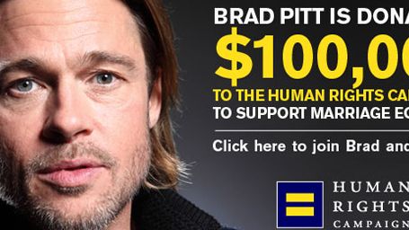 image de la news Brad Pitt s’engage en faveur du mariage homosexuel 