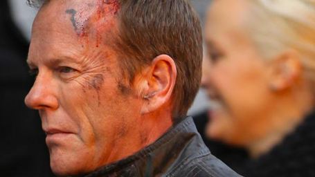 "24 heures chrono" : Jack Bauer en sang sur le tournage de la saison 9 ! [PHOTOS]