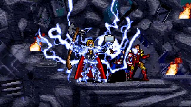 image de la news Avengers Endgame : la bataille finale version retro-gaming !