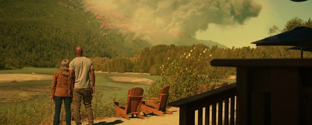 Les habitants de Virgin River face à un incendie.