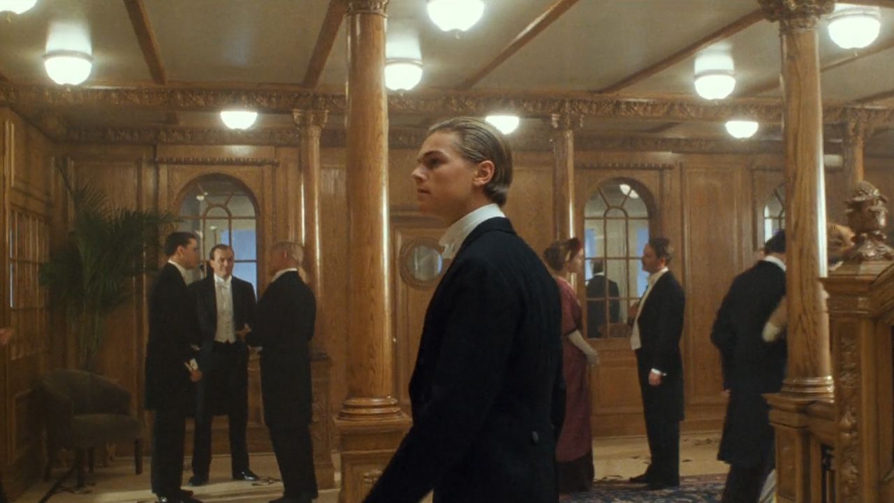 A bord du Titanic (notez les 