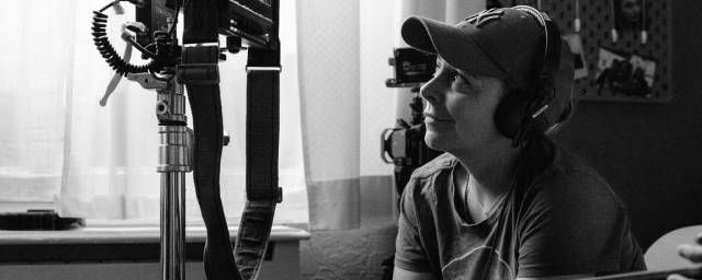 Noémie Lefort sur le tournage