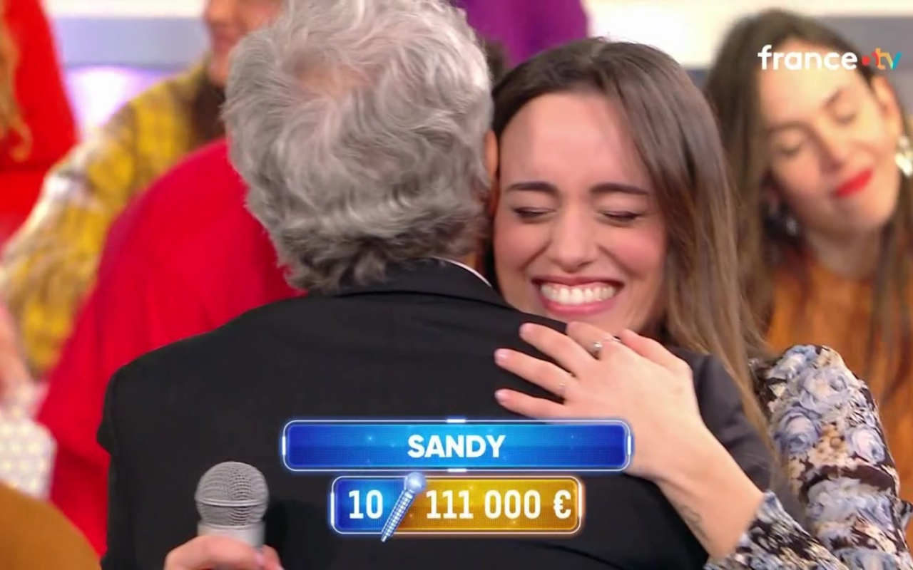 Sandy dépasse la barre des 100 000 euros !