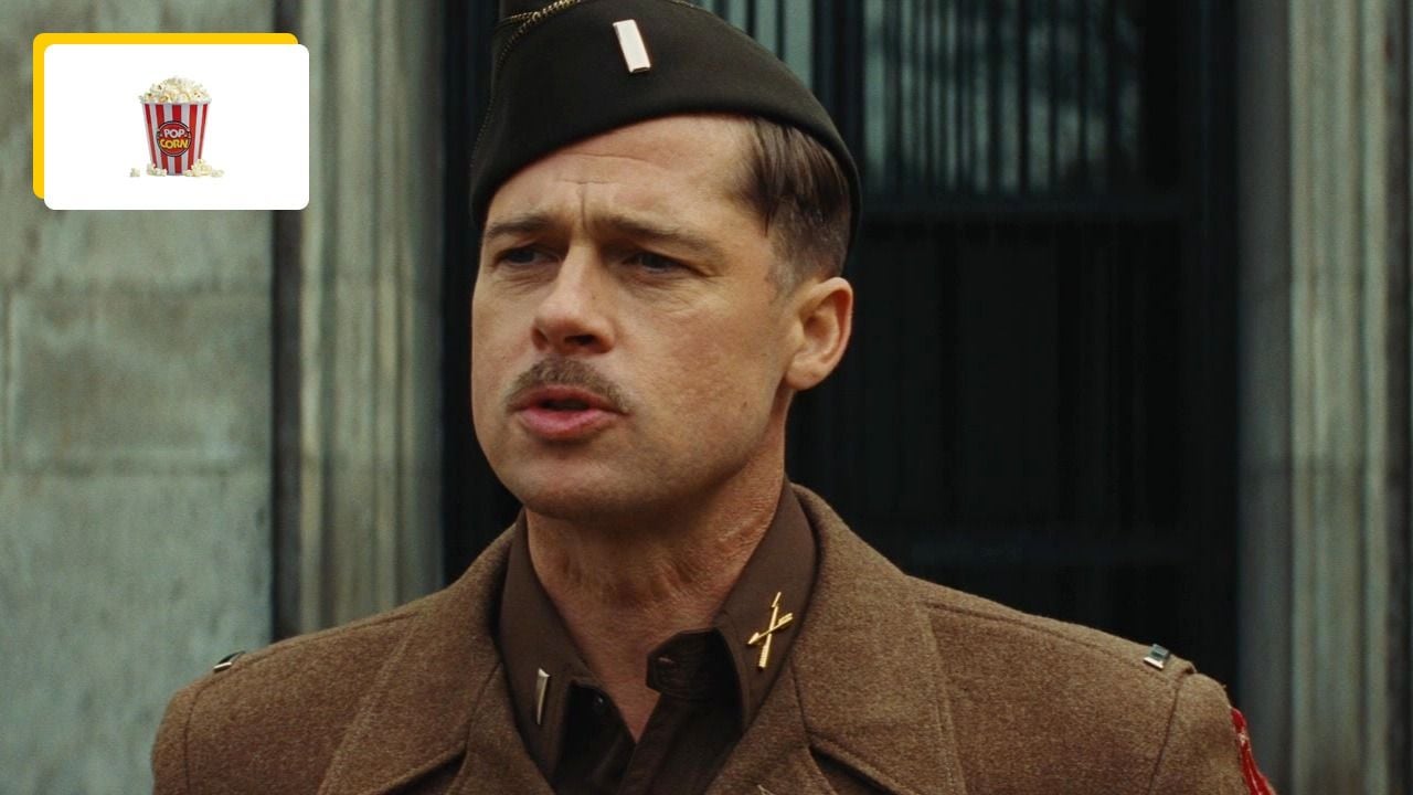 It’s one of cinema’s greatest mysteries: Where did the mark on Brad Pitt’s neck in Inglourious Basterds come from?
