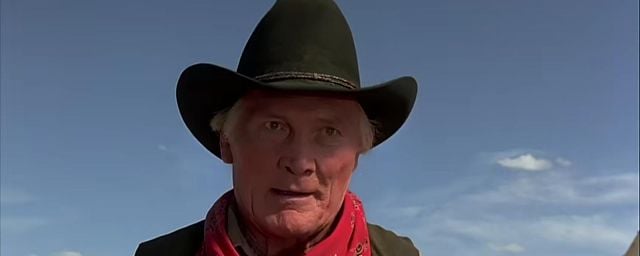 Jack Palance dans “La Vie, l’amour, les vaches” (1991)