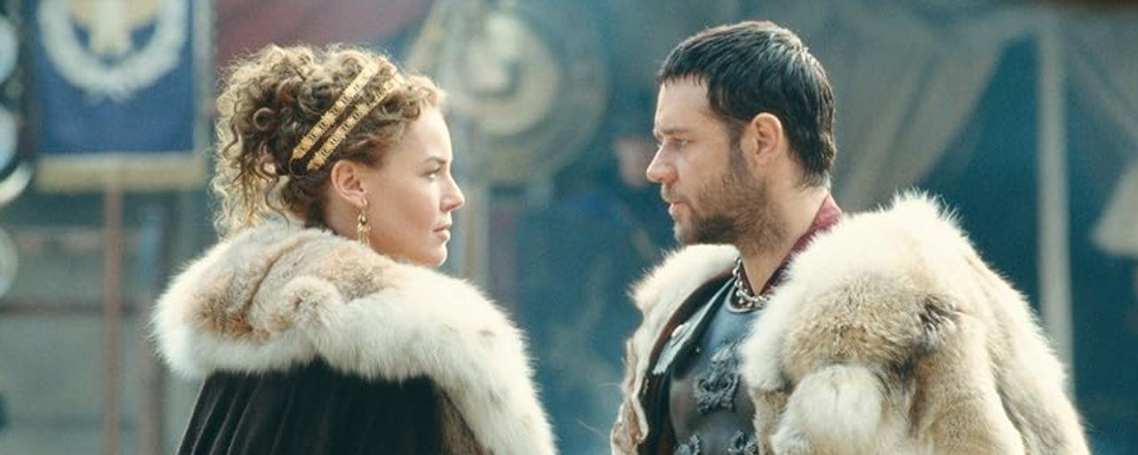 Connie Nielsen et Russell Crowe