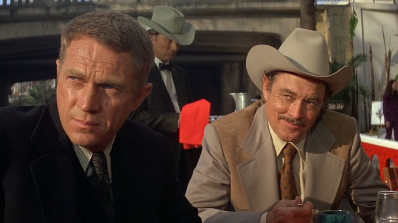 Steve McQueen et Ben Johnson