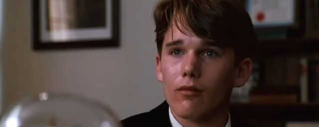 Ethan Hawke dans “Le Cercle des poètes disparus” (1989)