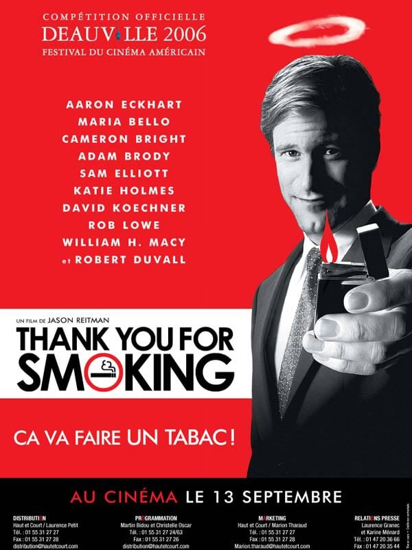 index of thank you for smoking